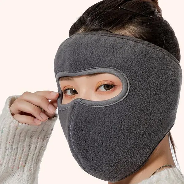 Autumn and winter dust mask breathable warm cold men and women cycling earmuffs two-in-one neck protection full face mask, earmuffs earmuffs warm winter ear bag men thickened women's winter ear cover ear caps two-in-one cold and windproof, dust mask