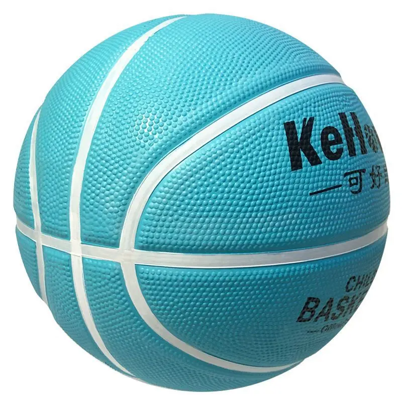 Kids' Soft Rubber Basketball with Treaded Dimples for Enhanced Grip, Multi-Size 3/4/5 Lightweight Ball for School Training, Indoor/Outdoor Use, Precise Sizing, Round Edges, Outdoor Play, Basketballs