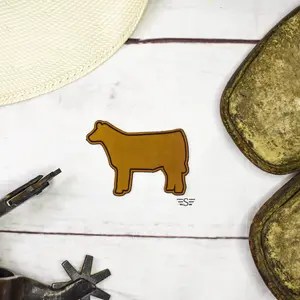 Show Animal Leather Patch (Patch ONLY)