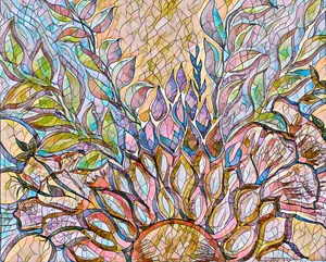 Energy Wheel Art Print by Afaf Khalil
