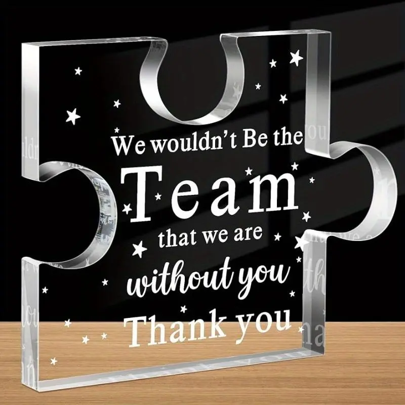 Acrylic Clear Desk Plaque, Acrylic Desktop Plaque, Boss Appreciation Gift, Thank You Boss Lady Paperweight Gifts, Acrylic Sign for Home Office Decoration, Boss Keepsake for Office Retirement,dorm decor,dorm room decor