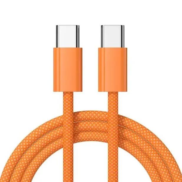 Kaxoe USB-C to USB-C Fast Charging Cable, 100W PD Fast Charge cable, 48-Strand Wire Braided Durable Cord with Silicone Head, Data Sync for iPhone 15 16 17 Pro Models Charger Adapter Electronics