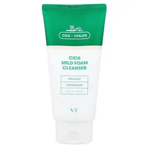 VT Cosmetics Cica Mild Foam Cleanser, 10.14 fl oz (300 ml)