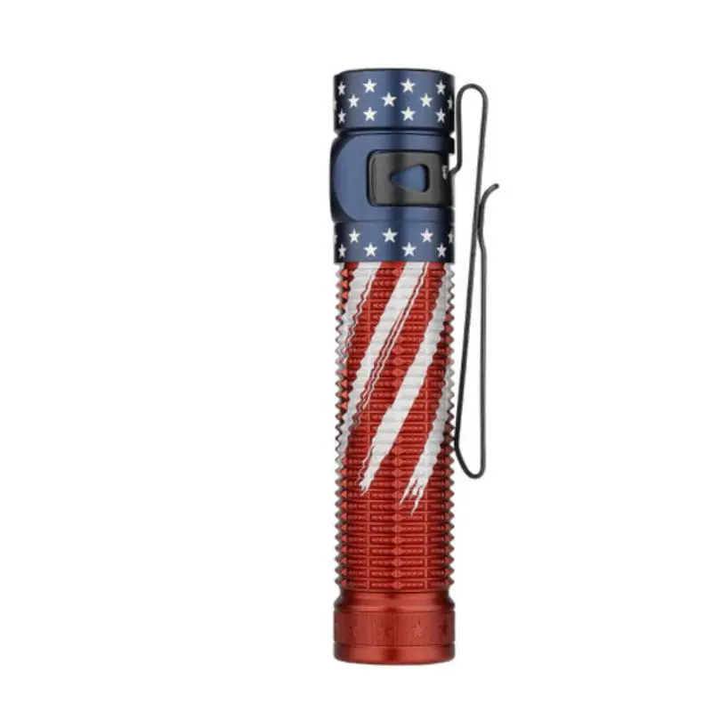 OLIGHT Baton4 Pro EDC Flashlight, Small Pocket Light Stars&Stripes Edition