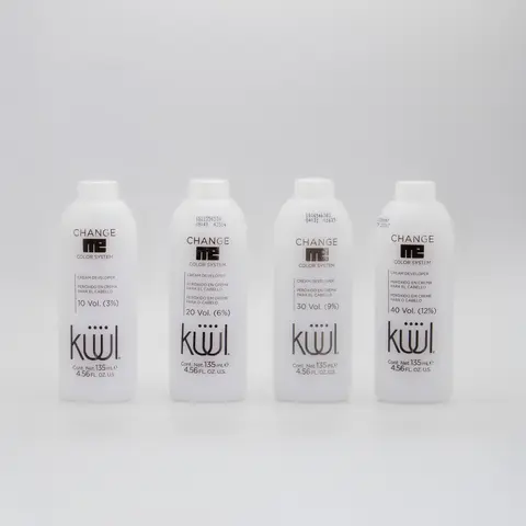 Kuul Color Cream Developer ( peroxide ) Change Me Color System. / 10, 20, 30 & 40 Volume. 4.5 FL oz. Ea