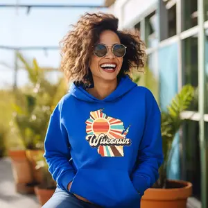 Retro Wisconsin Hoodie