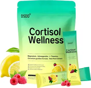 DSDD Supercalming Powder Mix with Magnesium Ashwagandha Vitamin C D3 & L Theanine Supports Cortisol Balance Sugar Free Glass Skin Supplement Nutrition