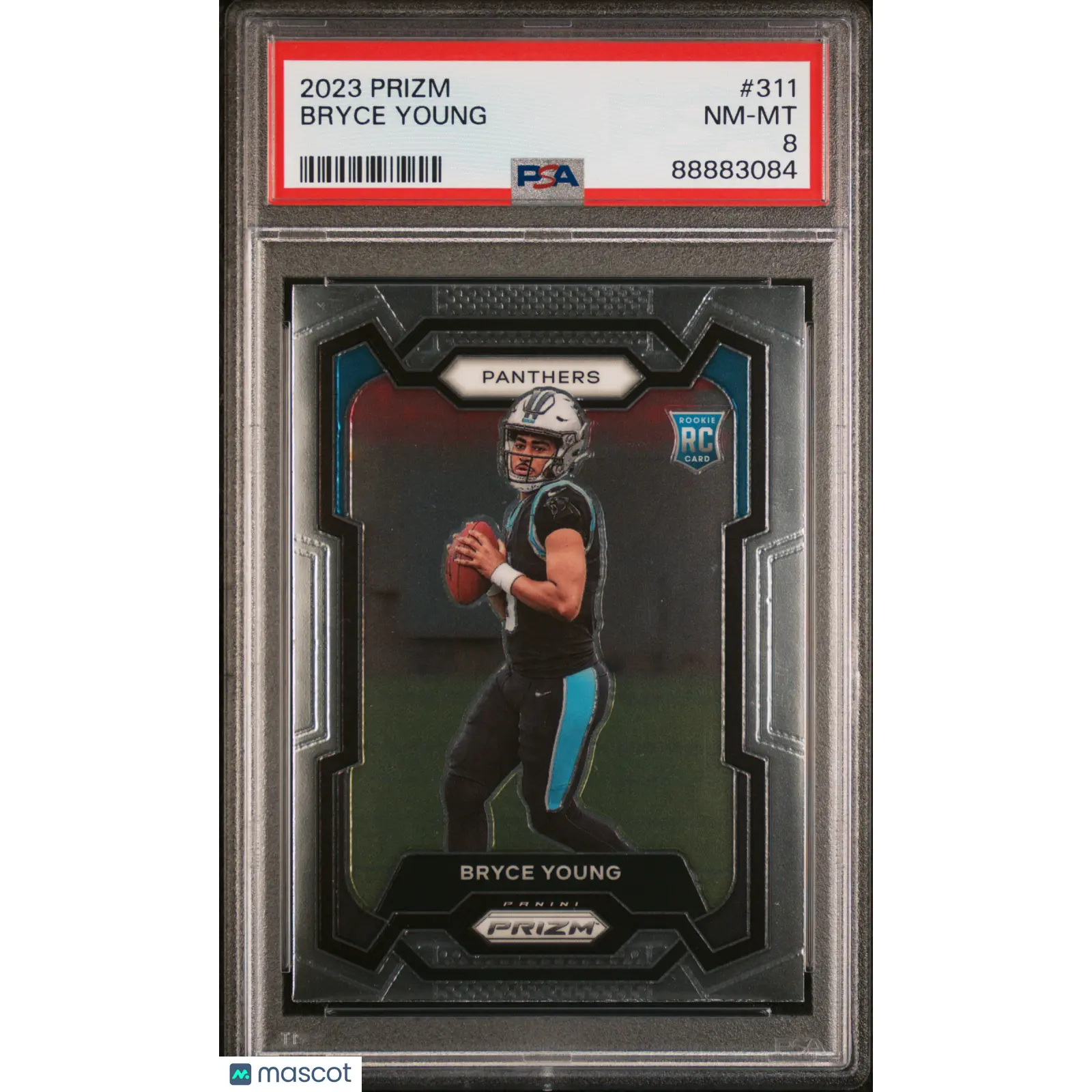 2023 Panini Prizm Bryce Young Rookie #311 PSA 8 Carolina Panthers