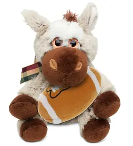 DOLLIBU Floppy Donkey Plush Football Stuffed Toy - Super Soft Polyester Material, Soft Fill (Toys & Hobbies, Stuffed Dolls), Plush Stuffed Toys, Fluffy Stuffed Toys