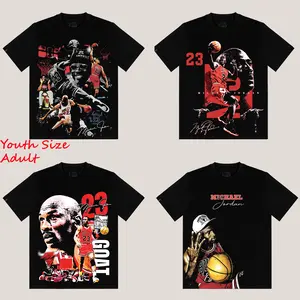 [Collection] Michael Jordan MJ23 For Bulls Nation High-Quality 100% Cotton T-Shirt (Made In US), MJ23 Jordan Hooper Shirt, Game Day Outfits, Gift For Chicago Basketball Fans, Basketball Graphic Tee