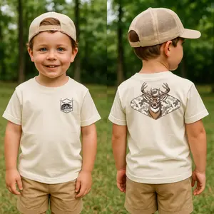 Buck Camo Deer Hunting Toodler Kids TeeSouthern Boy Tshirt / Country Boy Shirt / South shirt
