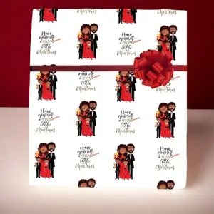 Melanin Family Magic African American Christmas Wrapping Paper Collection wrapping paper