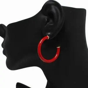 1.5" acrylic and metal hoops