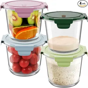 Airtight Heat-Resistant Glass Meal Prep Set