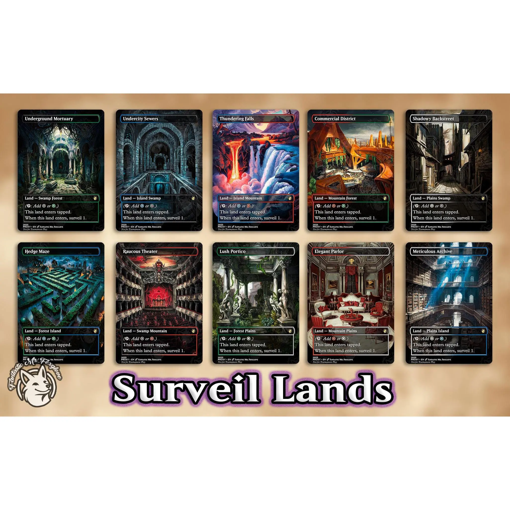 10 Surveil Lands | Proxy Cards