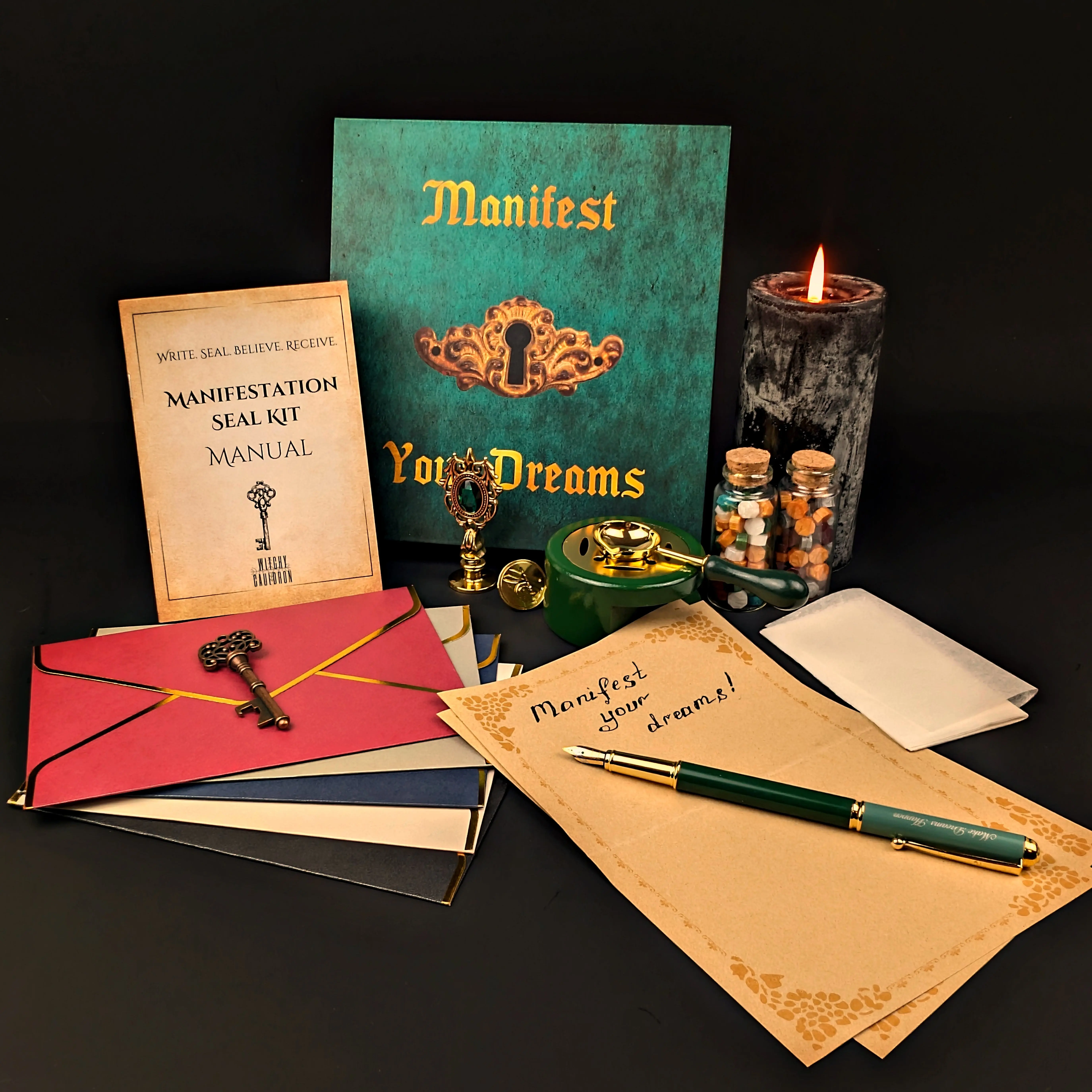 Manifest Your Dreams Seal Kit by Witchy Cauldron