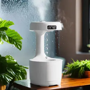 Anti-Gravity Humidifier Ultra Mist Spray Portable Quiet Home Office Air Humidifier, Compact Design for Bedroom Use, Essential Moisture Solution