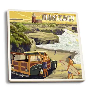 Monterey, California, Woody on Beach