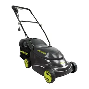 Sun Joe 28V Cordless Rechargeable 14" Walk Behind Push Mower with Charging Cord