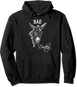 Funny Bad Donkey Gift Idea Pullover Hoodie - Williamze Shop 38B08NSMWV8Y