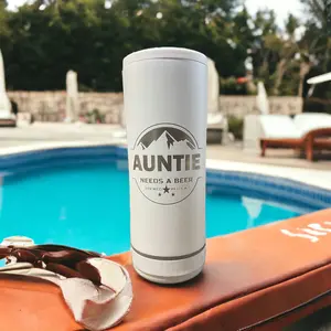 Auntie Needs a Beer Bump'n Brew Speaker Can Cooler