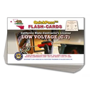 C-7 Low Voltage Contractor Exam QuickPass Flash Cards