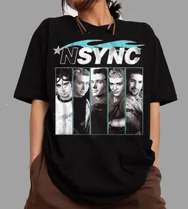 Vintage Nsync Boy Band Shirt, Nsync Shirt, 90s Boy Band Shirt, In My Nsync Reunion Shirt, Concert Music 2024 Shirt, Gift For Fan, Unisex T-Shirt, Gifts For Girl, Short Sleeve Tee Shirt, Gifts For Birthday Mothers Day