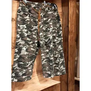 Belted camo pants