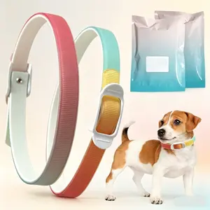 3-Pack Pet Mosquito Repellent Collars for Dogs & Cats Trim & Washable Adjustable Collars for Effective Mosquito Protection