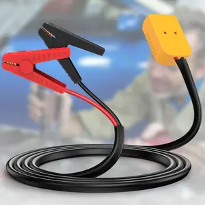 Portable Compact 8AWG Gauge Battery Jump Starter, Automotive Emergency Start Jumper Cable Clamps, Dewalt 18V/20V DCB Series Battery Compatible Booster Cable