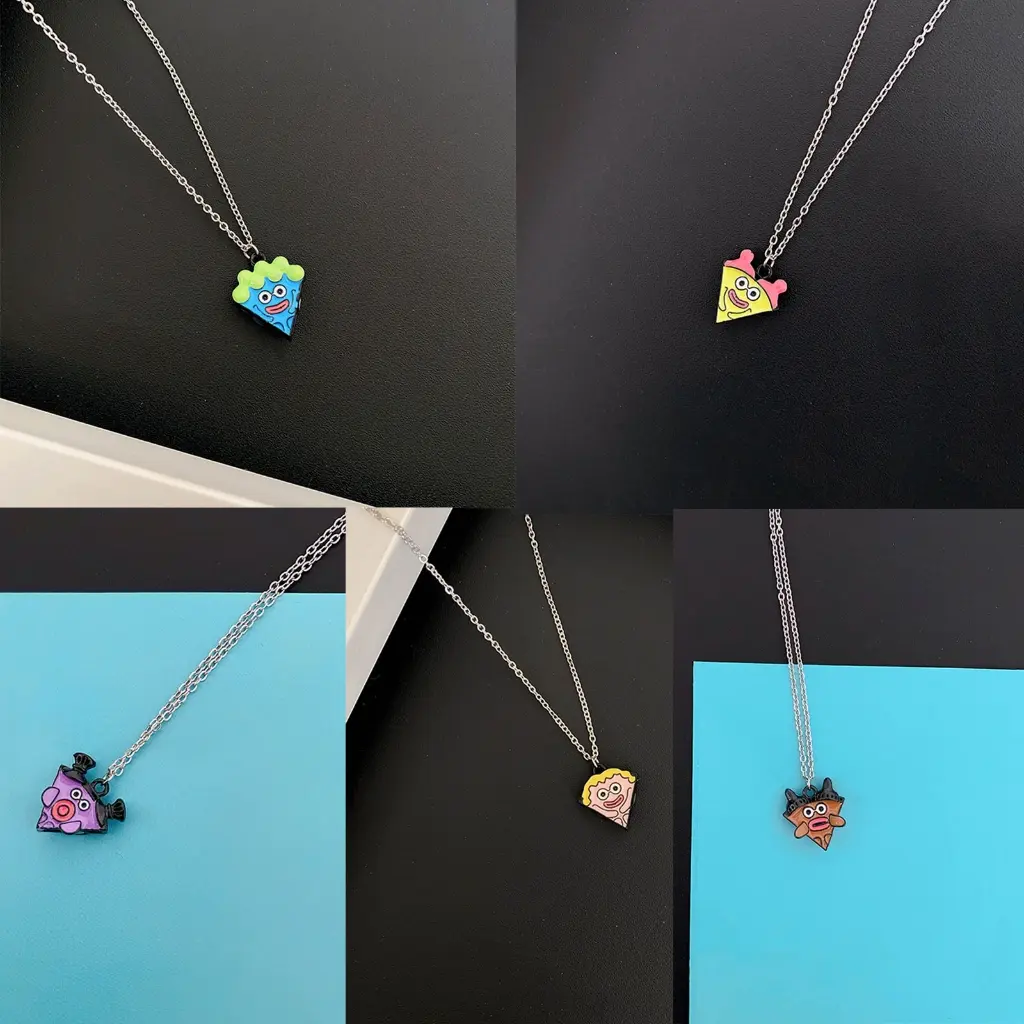 Best Friend Pizza Pendant Necklace Magnetic Necklace - TikTok Shop