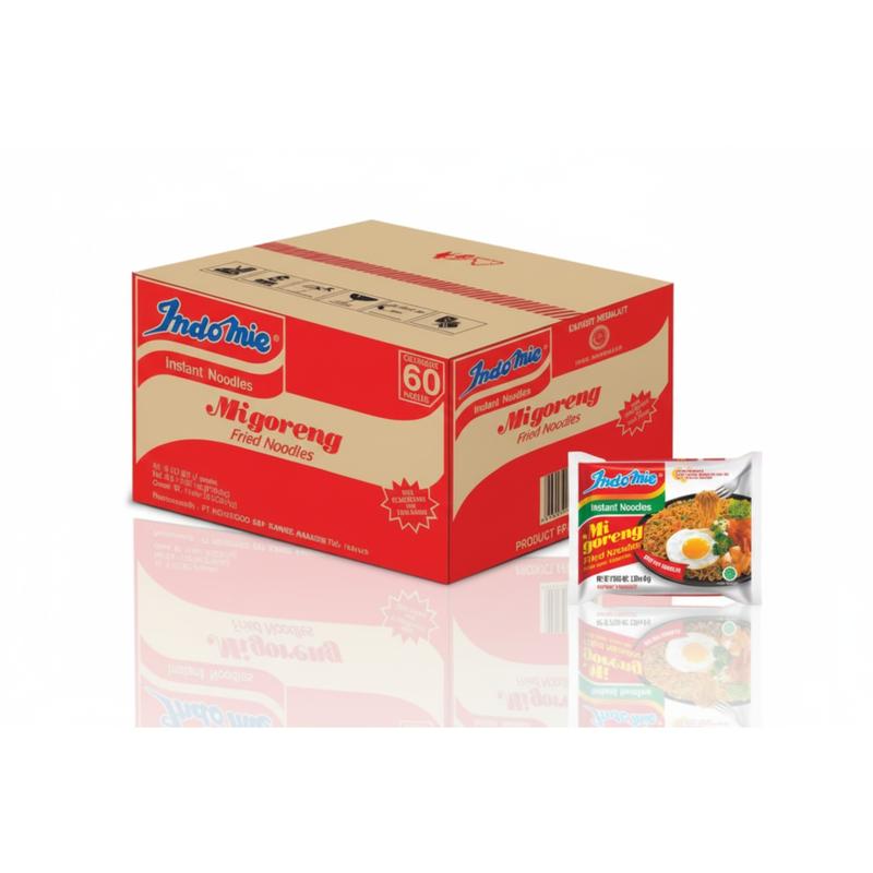 Indomie Mi Goreng Noodles - 60 Pack, Original Single Pack