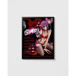 Bring Me The Horizon Possessing Latin America anime-inspired concert poster, Music wall art, BNTH art, Rock posters POSTER