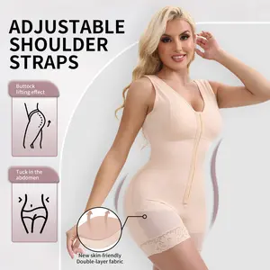 MUMULEE Colombianas Shapewear for Women Full Body Shaper with Zipper Crotch Tummy Control & Butt Lift Seamless Compression Bra Shaper for All-Day Comfort