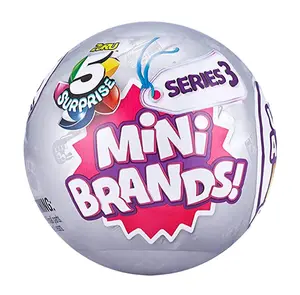 Zuru 5 Surprise Mini Brands Mystery Capsule Series 3 | 5 Random Mini Toys