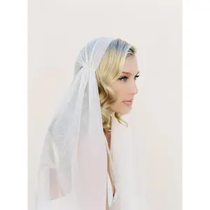 English Net Juliet Cap Veil #1108