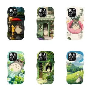 Green Aesthetic Totoro Shop Phone Case Suitable for iPhone 17-11 Pro Max/Plus