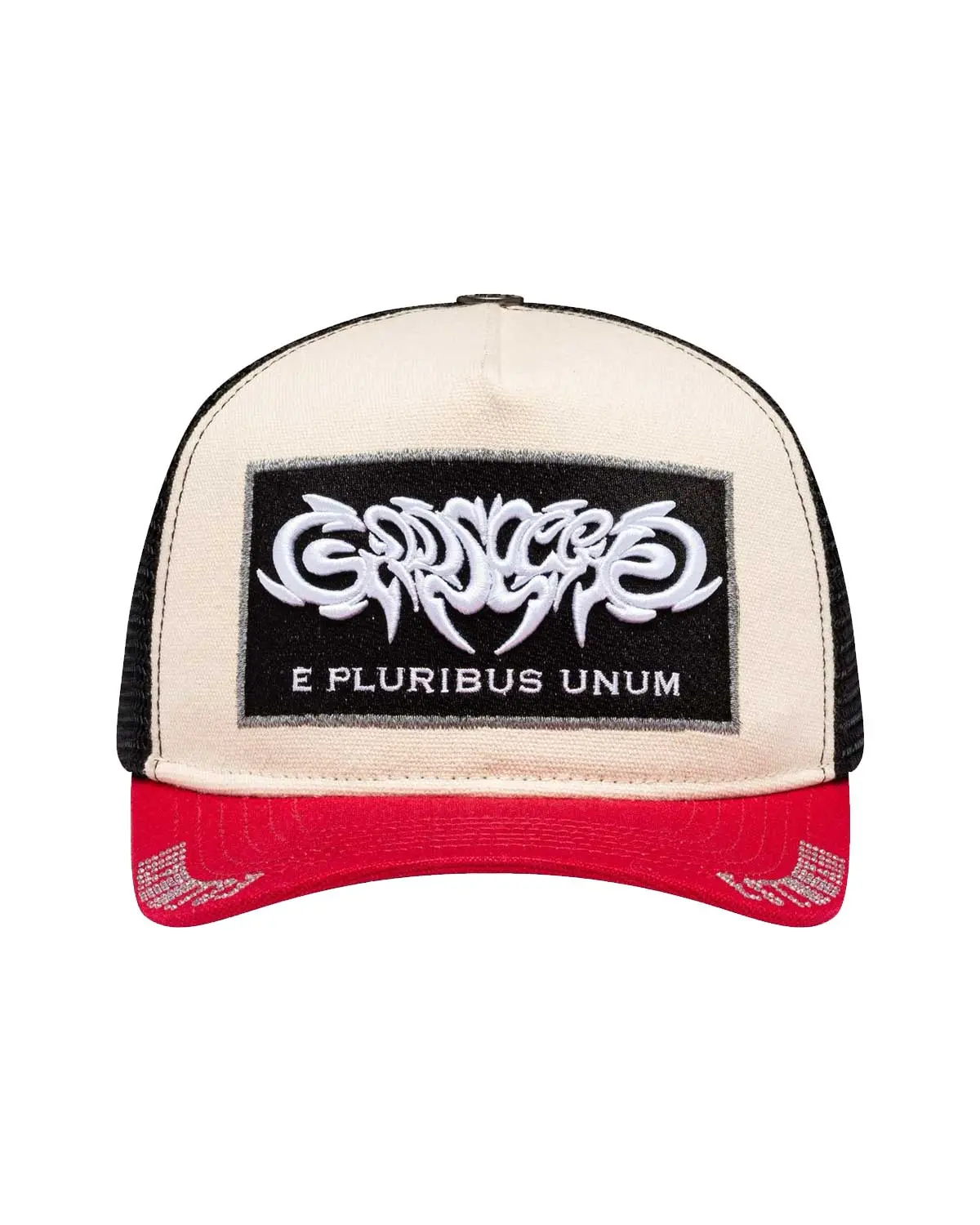 Godspeed E Pluribus Trucker Hat White/Red