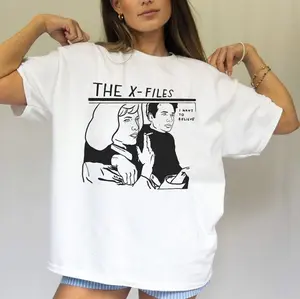 Mulder And Scully Funny Shirt, I Want To Believe Shirt, The X Files Mulder And Scully Shirt, The X Files Movie Fan Gift Shirt