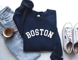 Boston Sweatshirt, Boston Support Sweatshirt, Boston Lover Sweatshirt, Boston City Gift, Boston Hoodie, Vacation Sweater, Boston Lover Gift