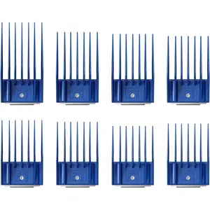 Andis 13105 8-Piece Universal Attachment Snap-On Comb Set; Sizes: 5/8", 11/16", 3/4", 13/16", 7/8", 15/16", 1", 1-1/4"
