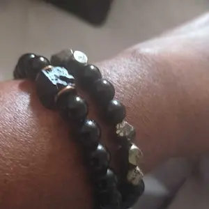 Agate Obsidian Hand Chain, 8mm Root Chakra Stone, Matte Finish Men's Energy Jewelry, Boost Confidence & Stability, High Quality Bracelet