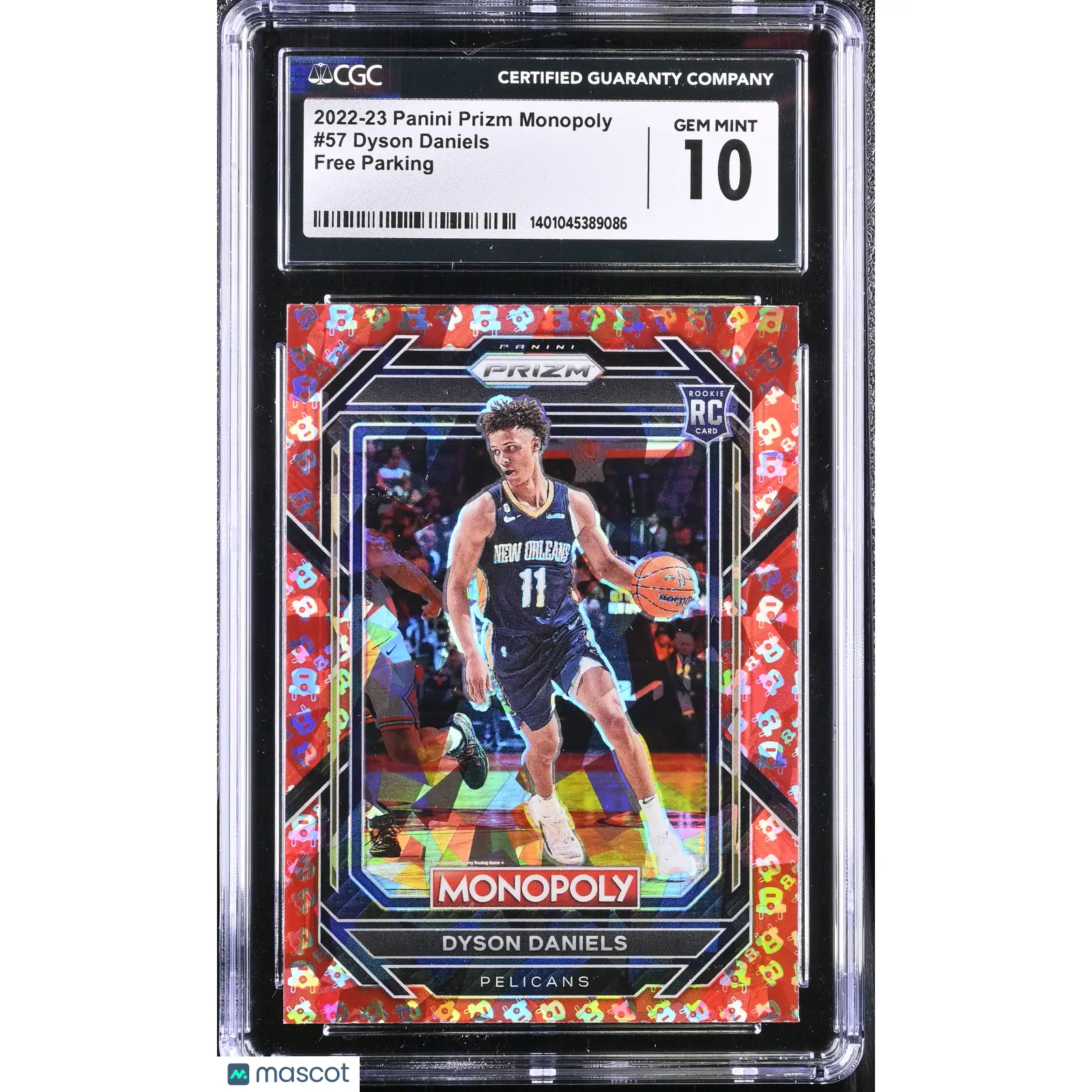 Dyson Daniels CGC 2022 Prizm Monopoly #57 Free Parking Basketball 10