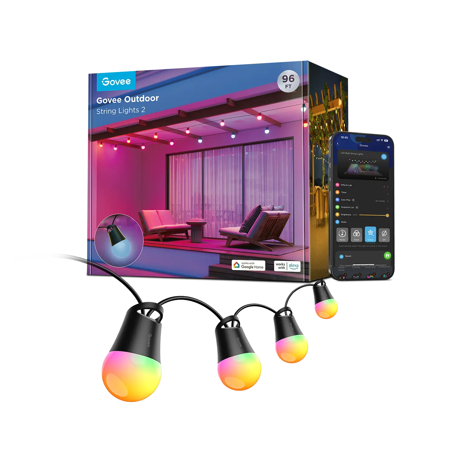 Govee Smart Outdoor String Lights #TikTokShopBacktoSchool