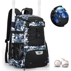 Baseball Bag for Youth and Adult, Softball Backpack 40L Large Capacity, Bat Backpack with Shoes Compartment and Hidden Helmet Holder texas tech baseball