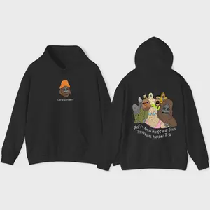 Sassmate Hoodie, Sassy Hoodie, Sassy the Sasquach Unisex 2 Sides Hoodie, Men and Women Casual Cotton Streetwear Hoodie