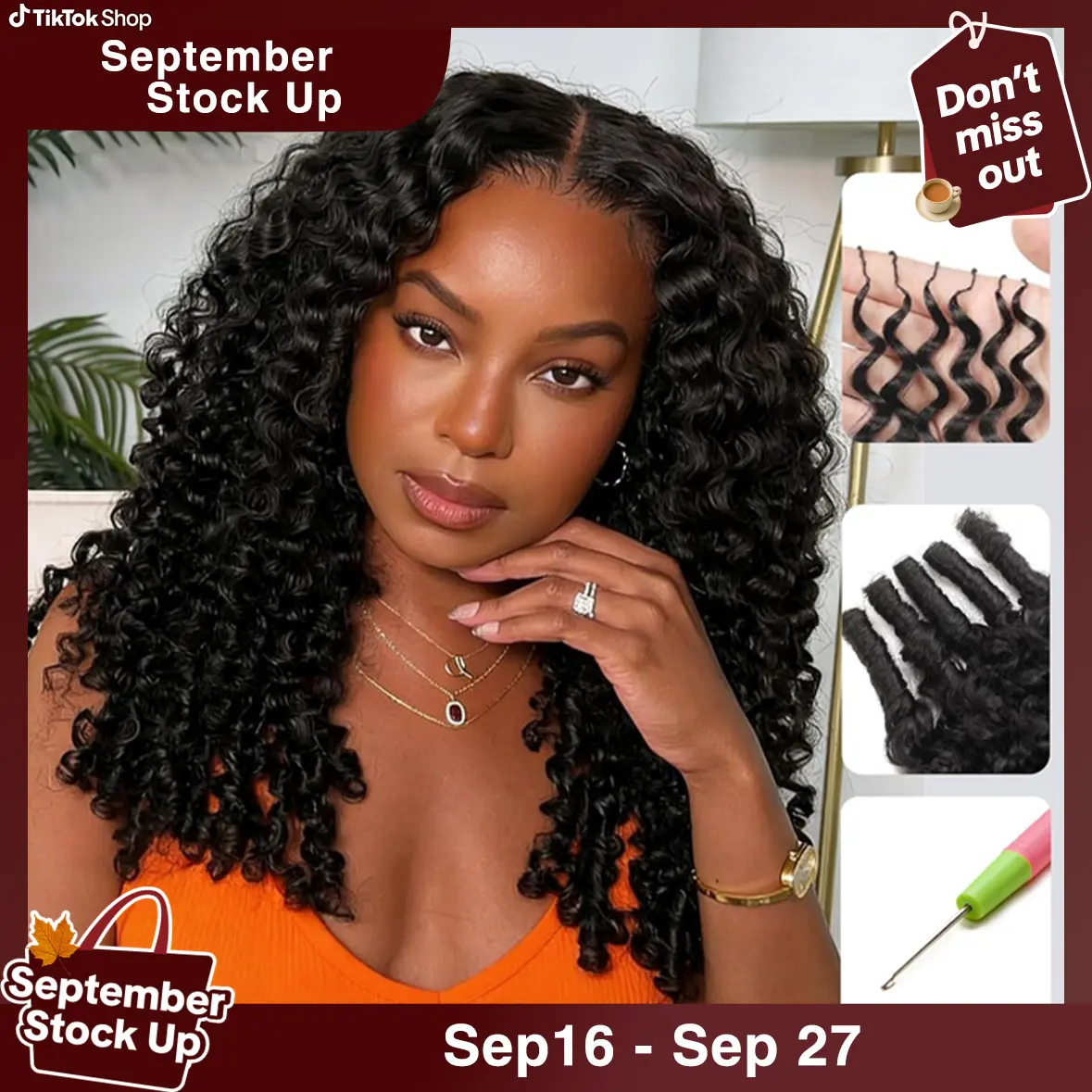 [Cheapest] Mamushow Feather Crochet Human Hair Bundles for Miracle Knots Human Hair Burmese Curly Pre-Separated 50g/Pack Reusable Invisible 100% Virgin Human Hair Crochet Extensions Natural Black #tiktokshopstockup#SohoChic