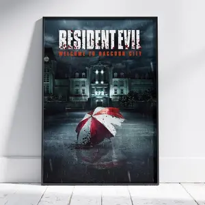 Resident Evil 2 Poster | Racoon City Wall Art | Premium Matte Paper Print | Gift Game Poster