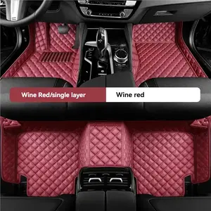 For Is Suitable For 2020-2025. KIA K5 Kaiku Floor Mats Surround 4 Pieces/Set Of Special Carpets. Car Floor Mats Are Made Of Leather Pu Materials, And Are Suitable For Car, Car, SUV And All-Weather Vehicle Interior Accessories Car Interior Accessory