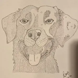 Pen stipple 8 x 10